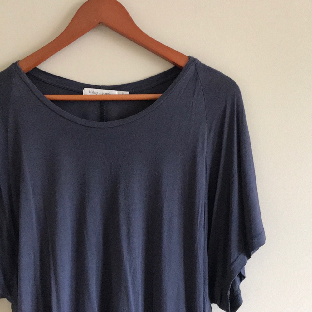 Grey Blue Top